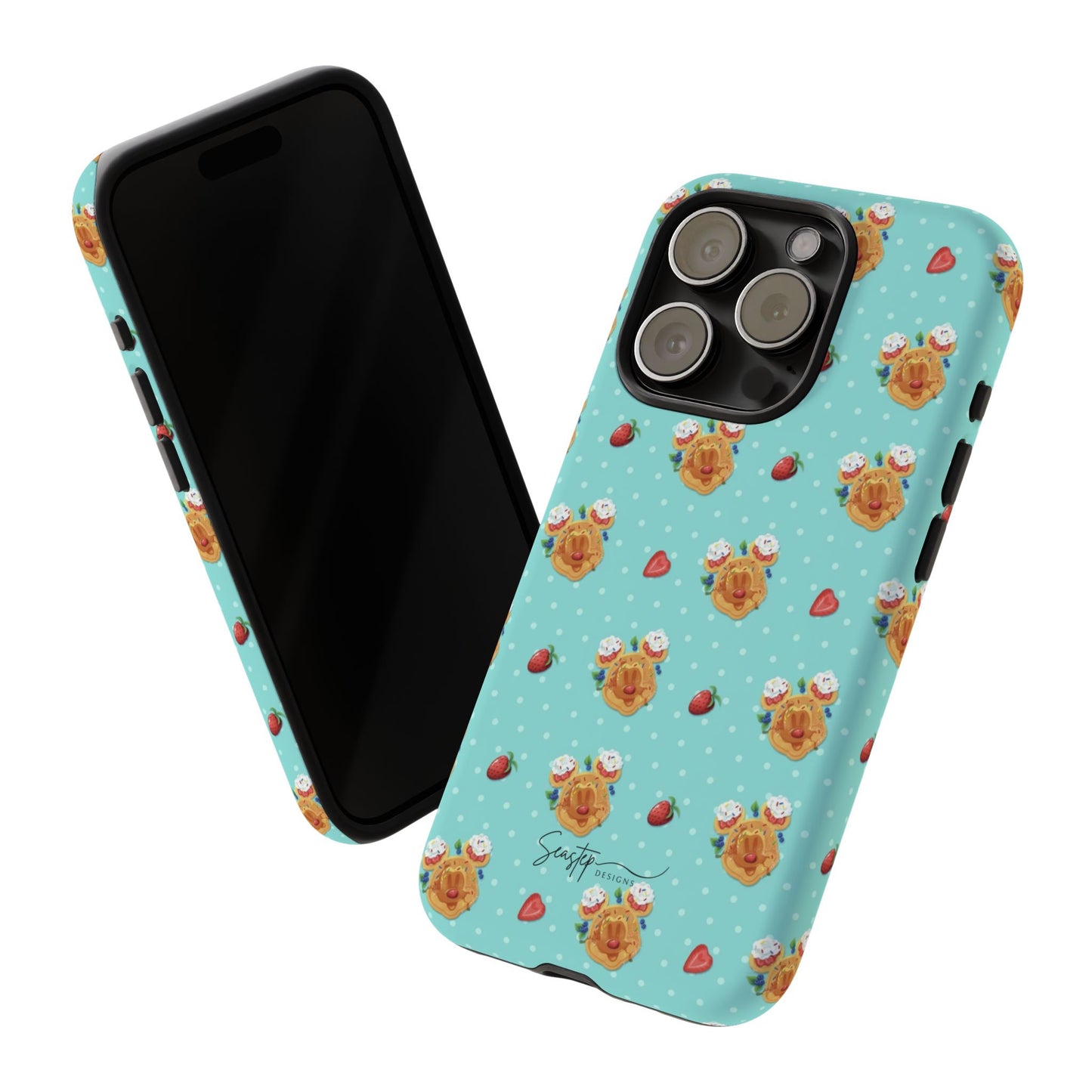 Waffle Mouse Face Tough Phone Cover