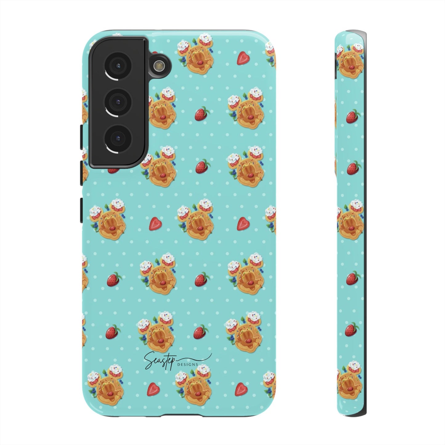 Waffle Mouse Face Tough Phone Cover
