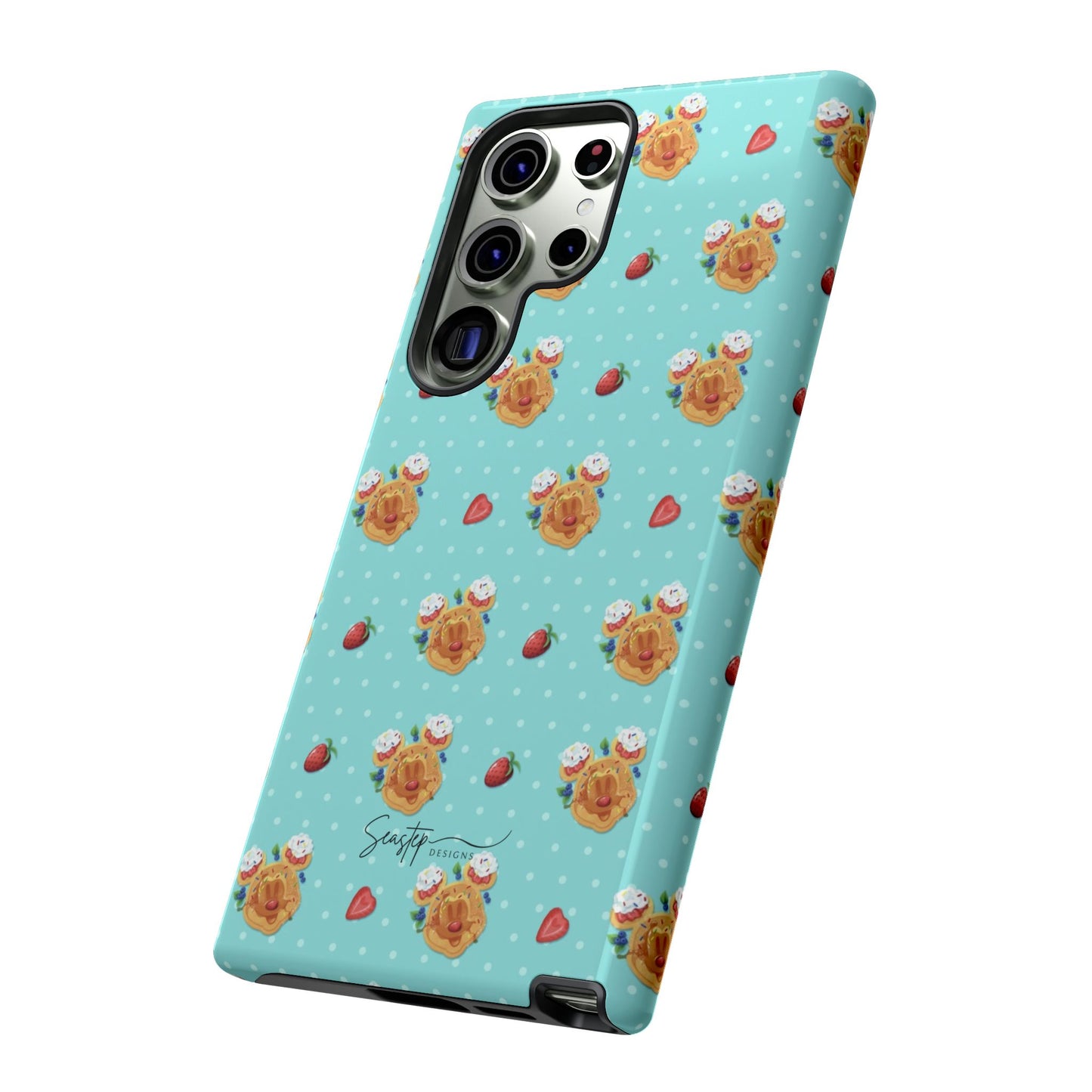 Waffle Mouse Face Tough Phone Cover