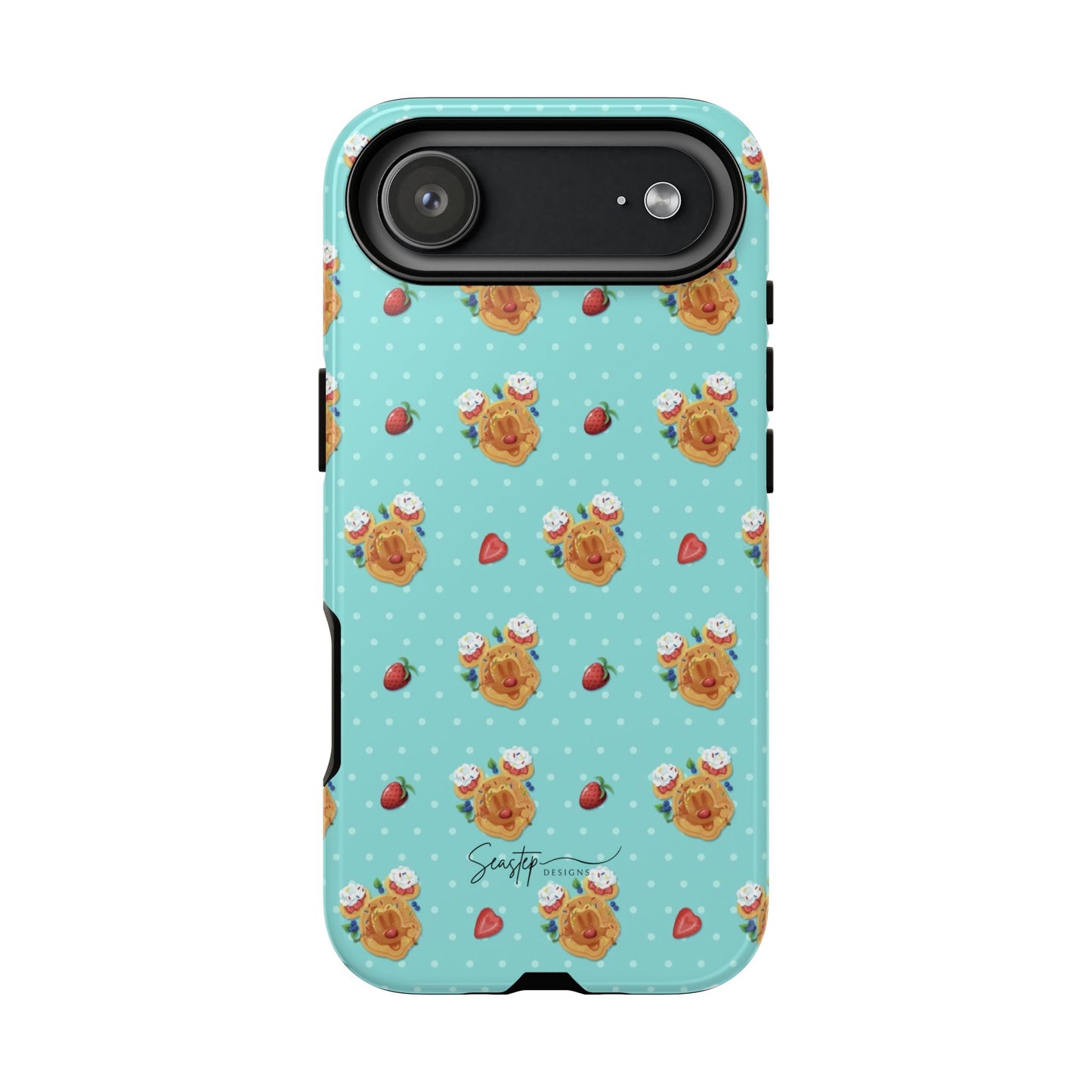 Waffle Mouse Face Tough Phone Cover