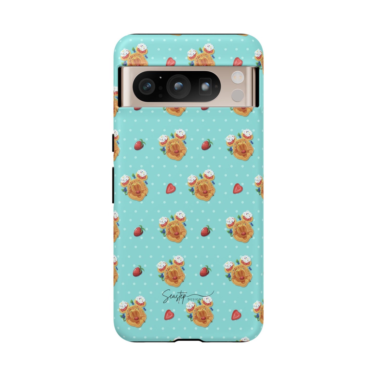 Waffle Mouse Face Tough Phone Cover