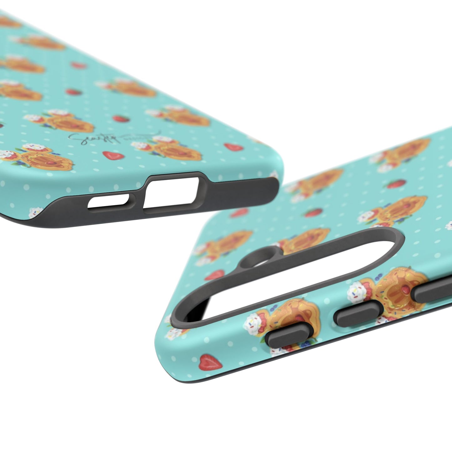 Waffle Mouse Face Tough Phone Cover