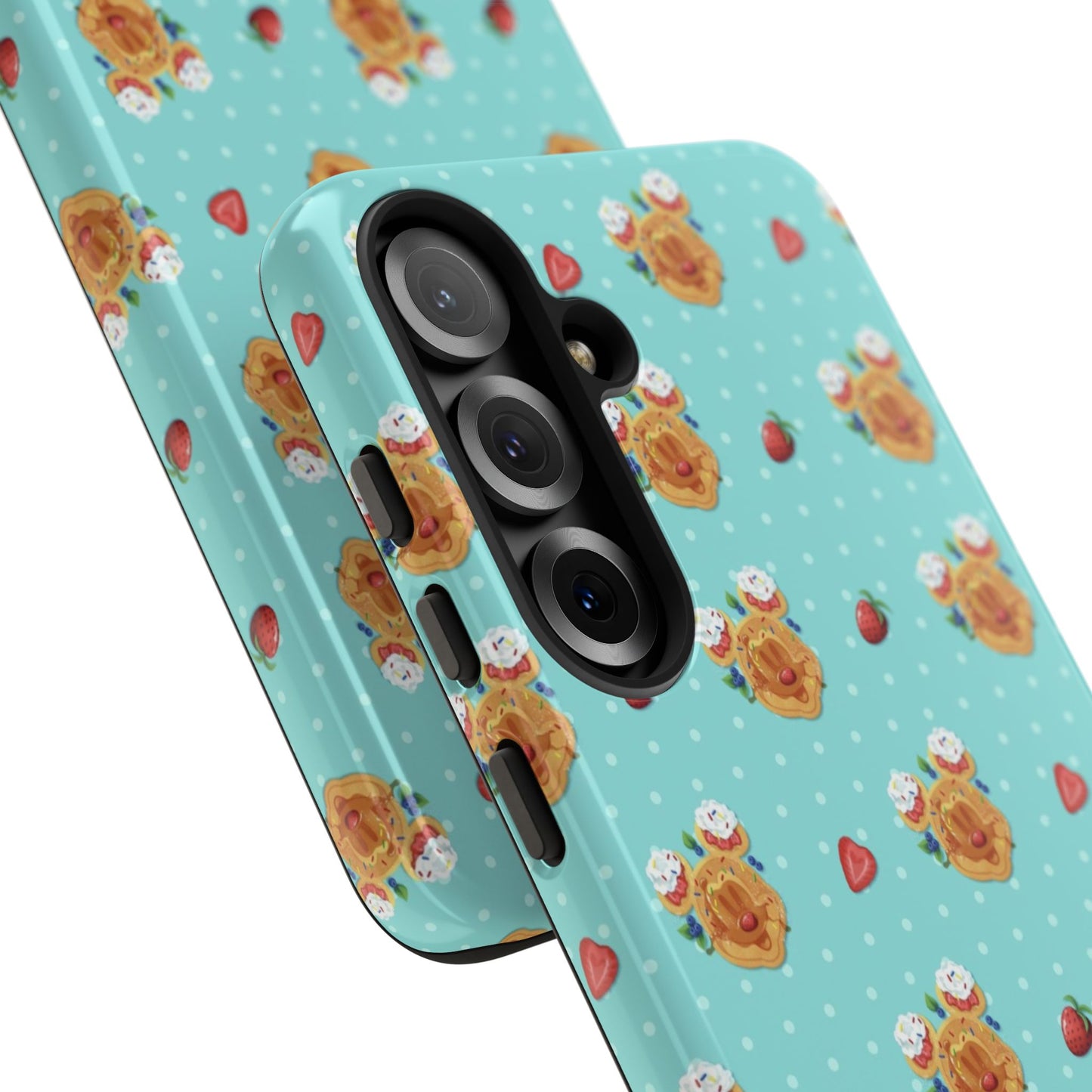 Waffle Mouse Face Tough Phone Cover