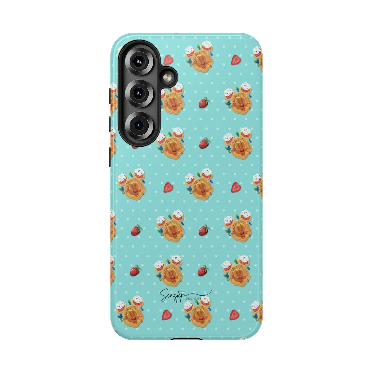 Waffle Mouse Face Tough Phone Cover