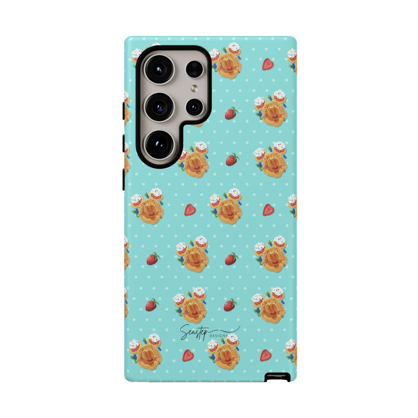 Waffle Mouse Face Tough Phone Cover