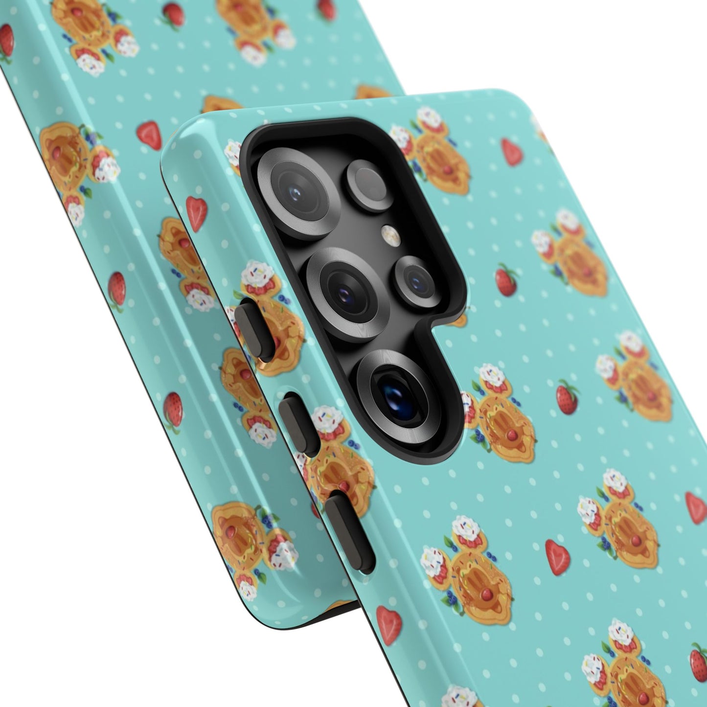 Waffle Mouse Face Tough Phone Cover