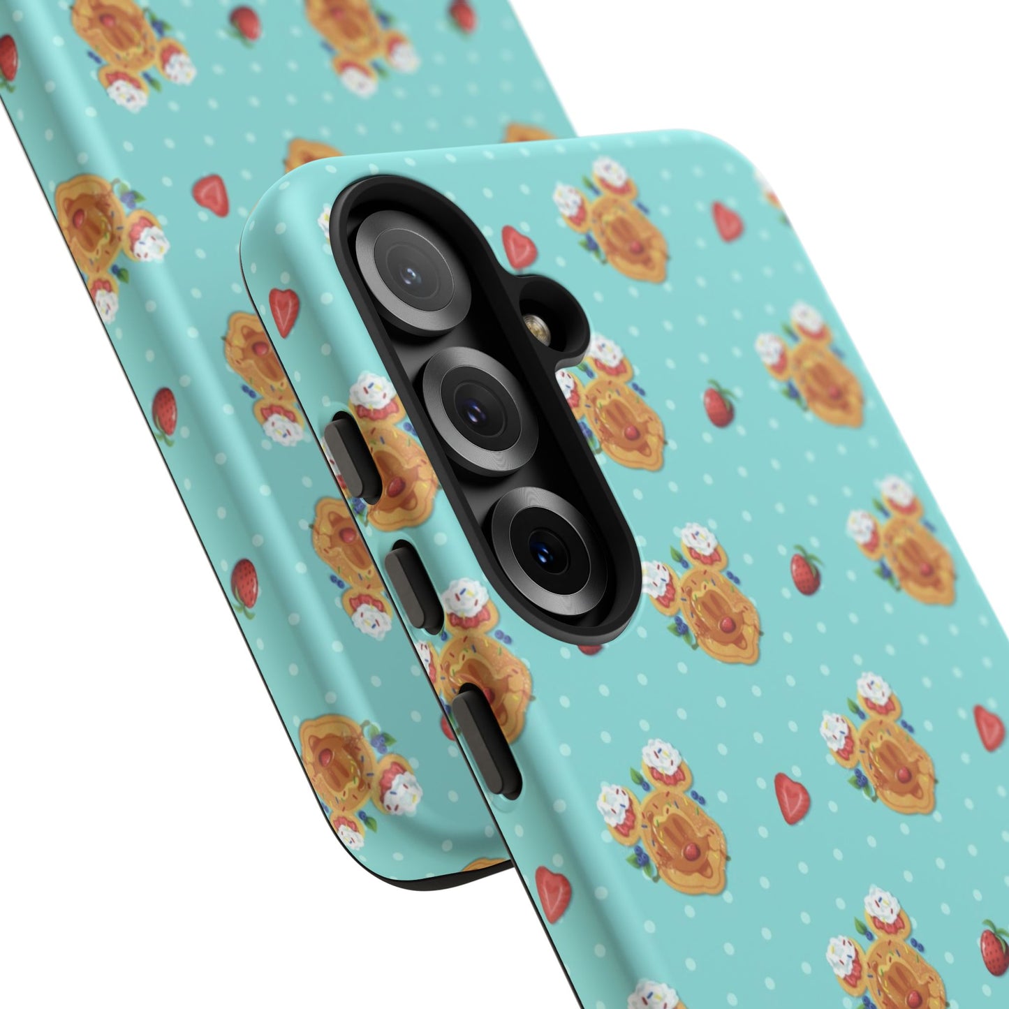 Waffle Mouse Face Tough Phone Cover