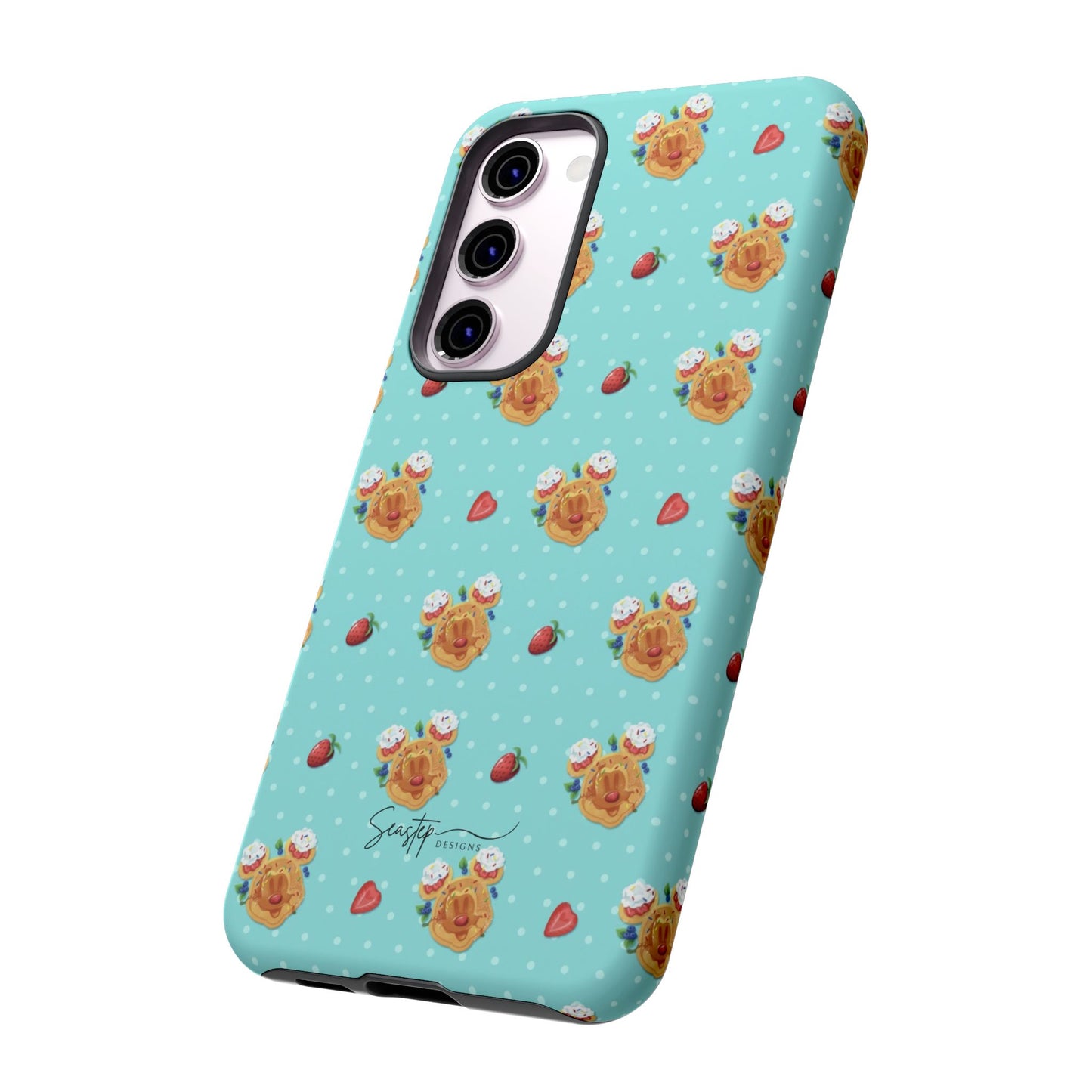 Waffle Mouse Face Tough Phone Cover