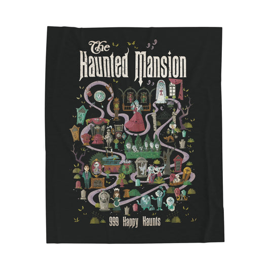 999 Happy Haunts Trail Cozy Throw