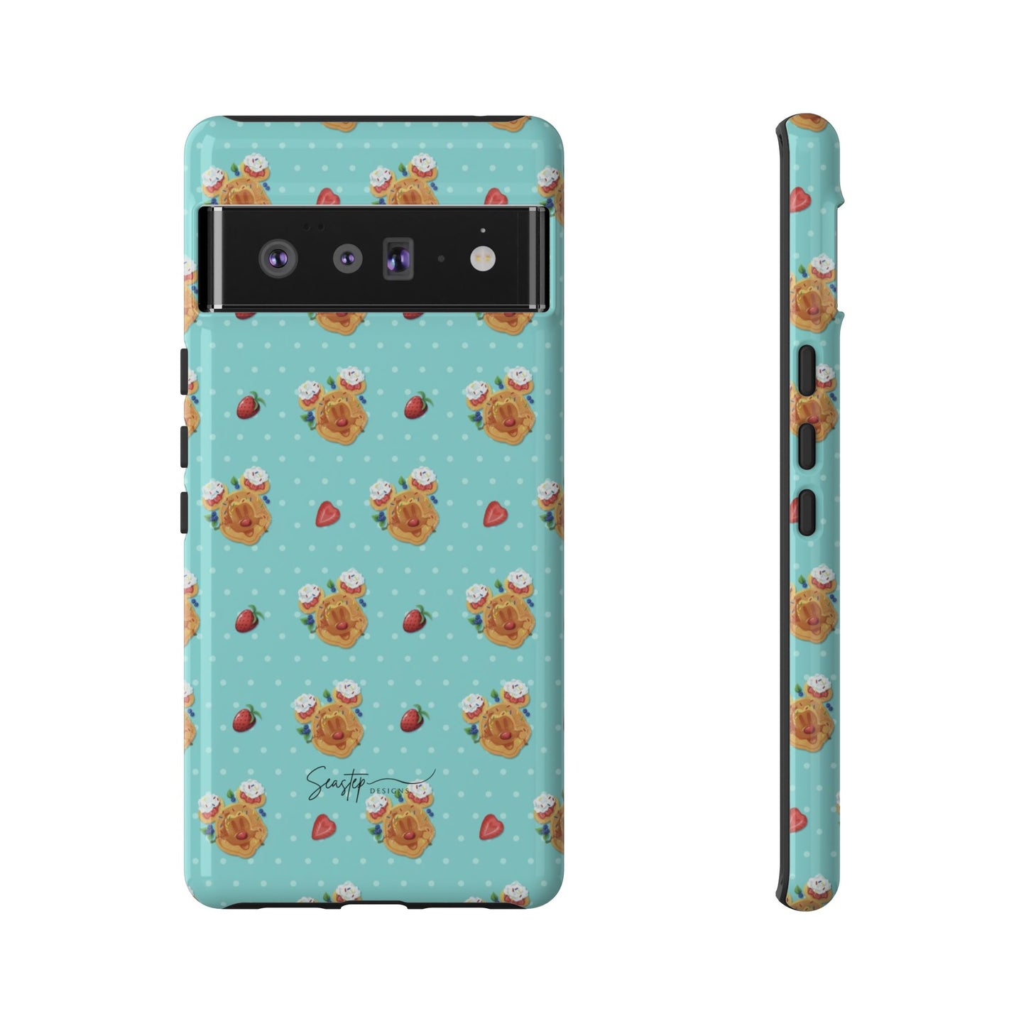 Waffle Mouse Face Tough Phone Cover