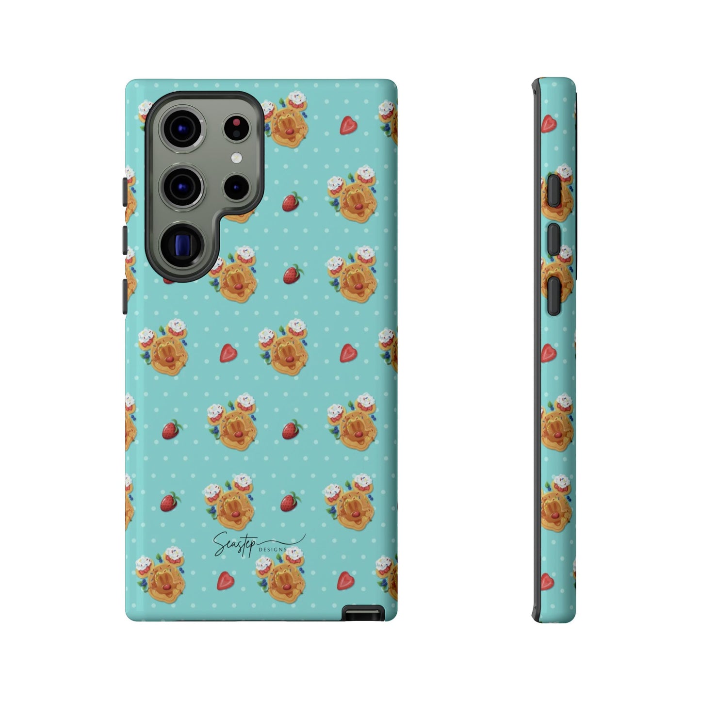 Waffle Mouse Face Tough Phone Cover