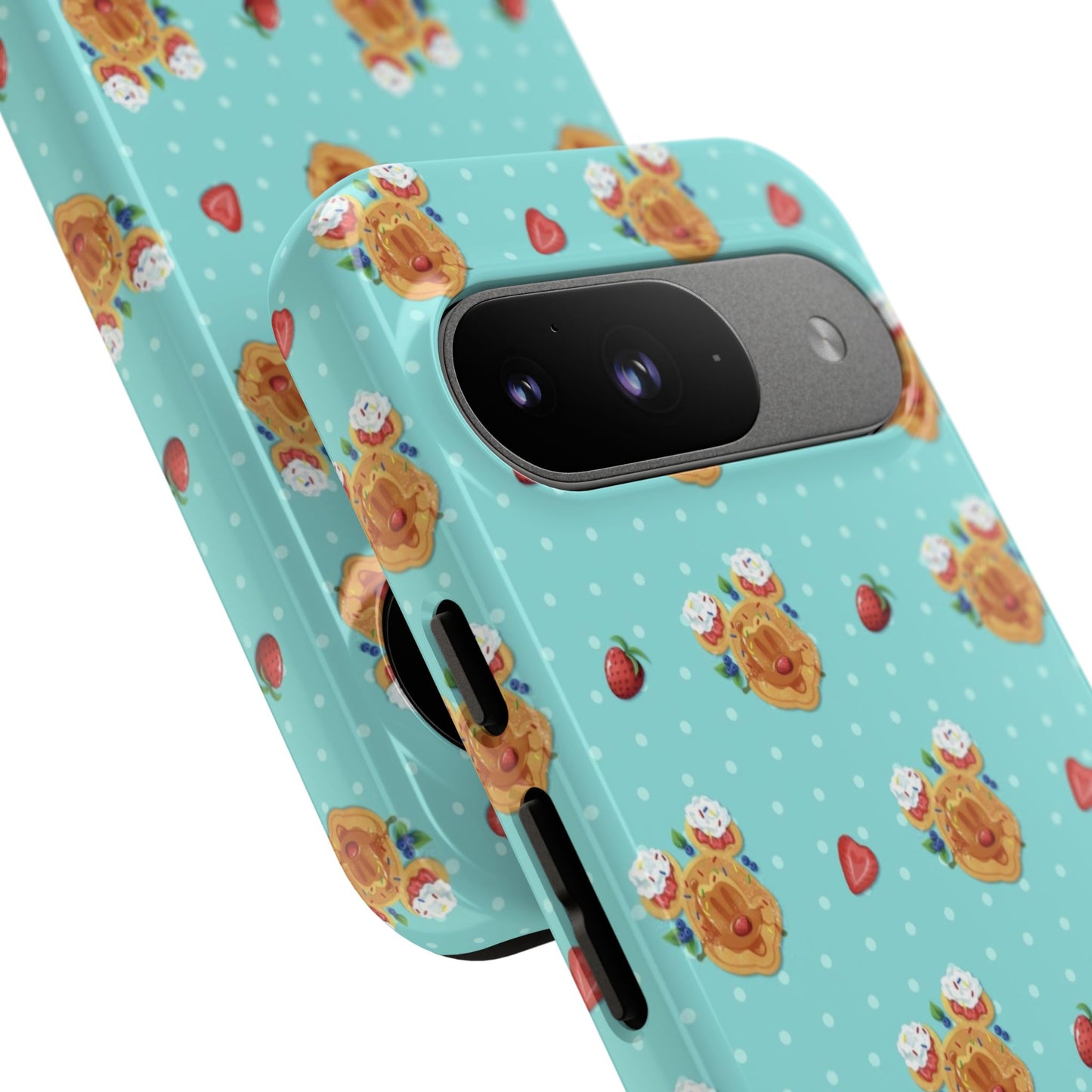 Waffle Mouse Face Tough Phone Cover