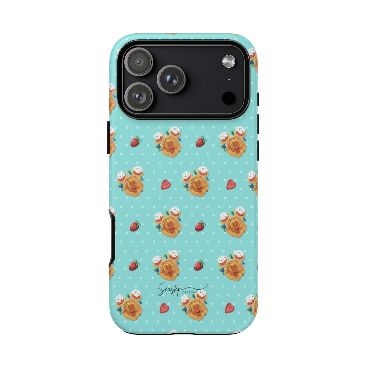 Waffle Mouse Face Tough Phone Cover
