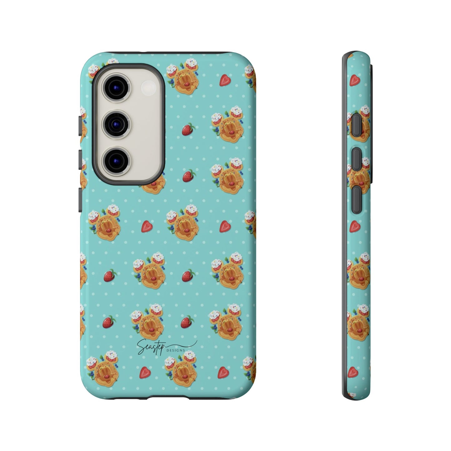 Waffle Mouse Face Tough Phone Cover