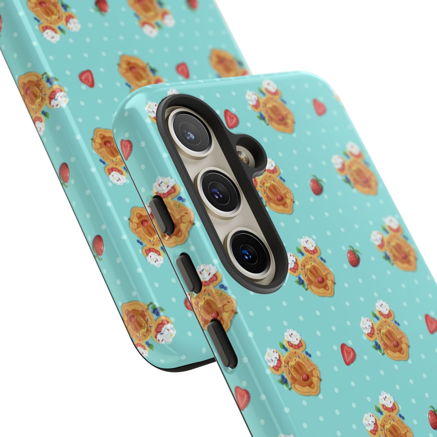 Waffle Mouse Face Tough Phone Cover