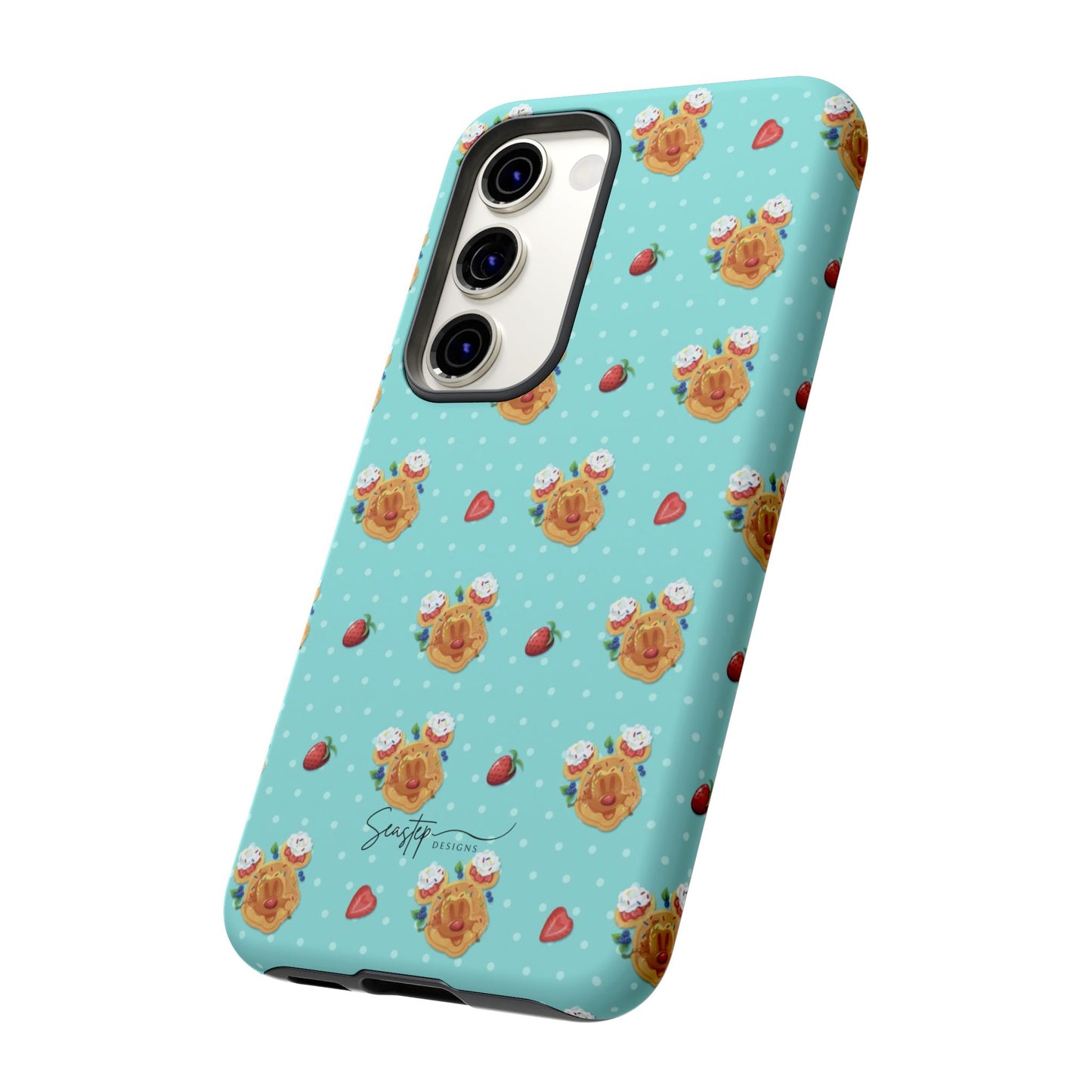 Waffle Mouse Face Tough Phone Cover