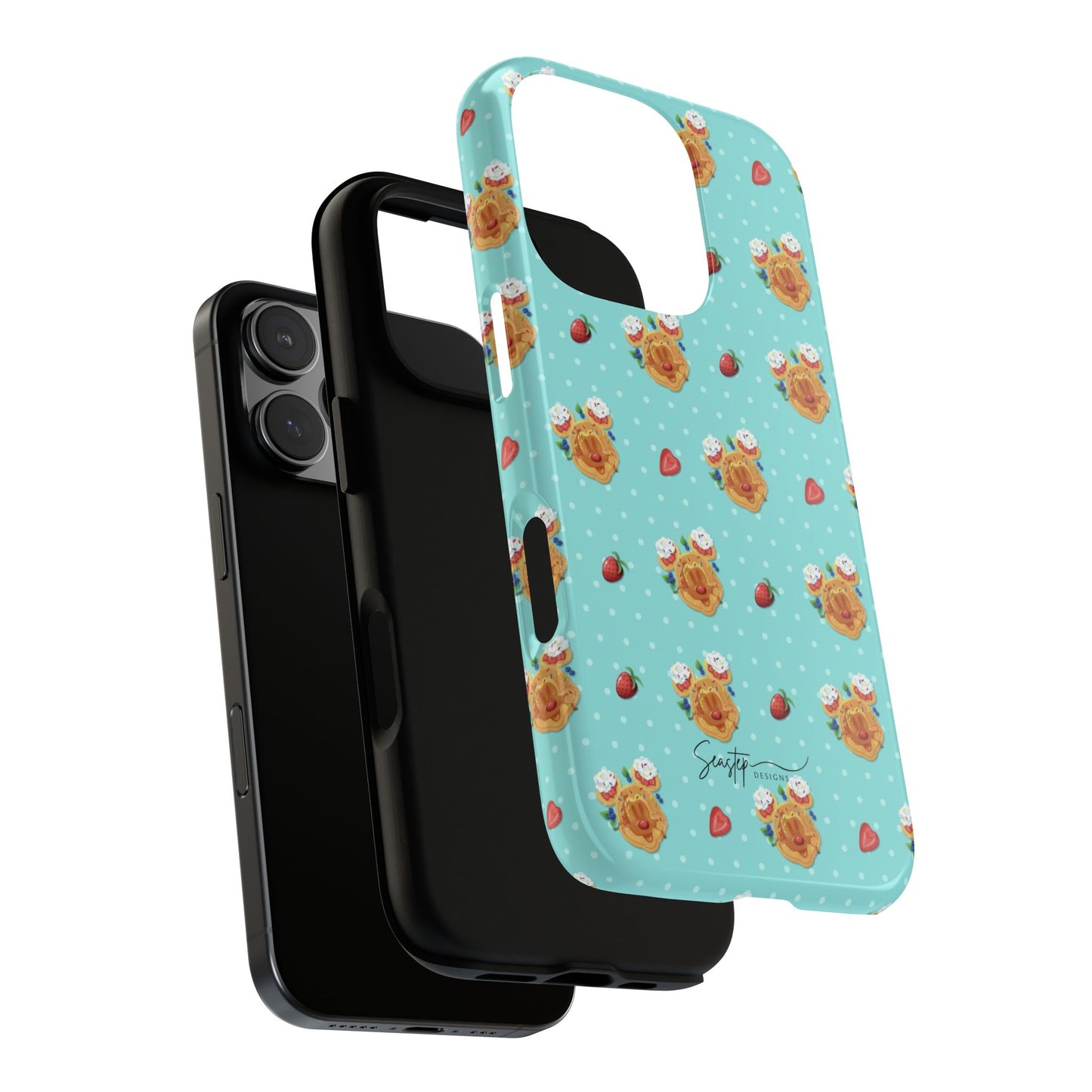 Waffle Mouse Face Tough Phone Cover