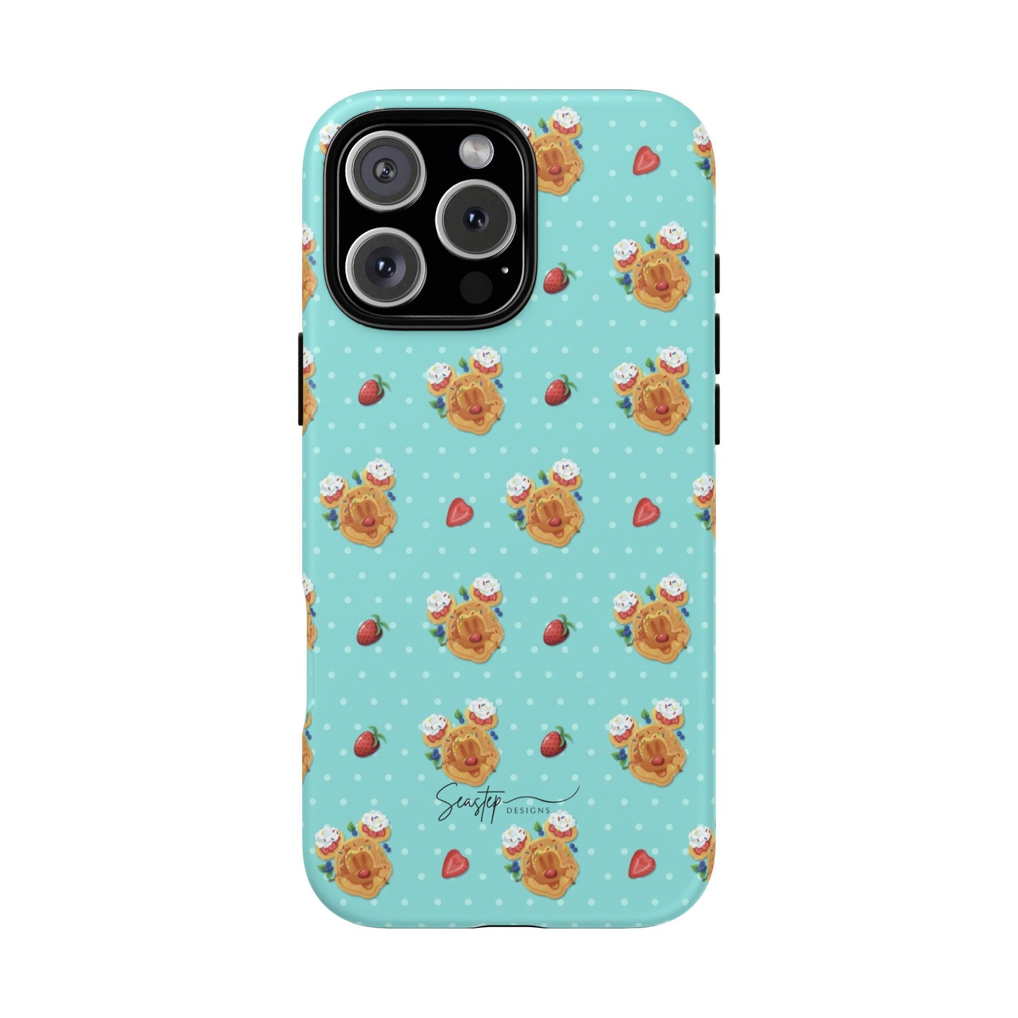 Waffle Mouse Face Tough Phone Cover