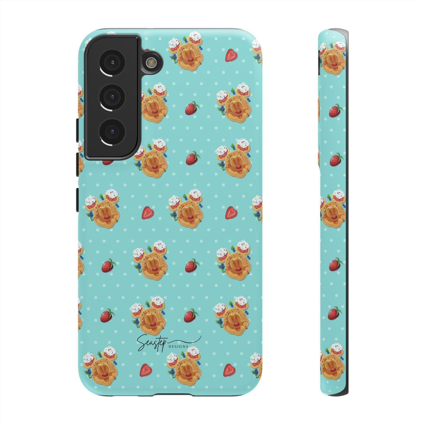 Waffle Mouse Face Tough Phone Cover