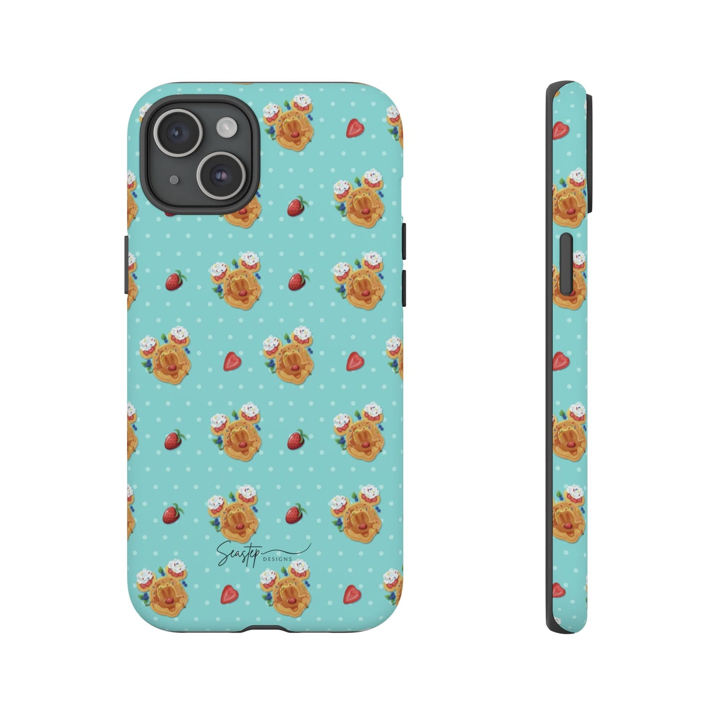 Waffle Mouse Face Tough Phone Cover