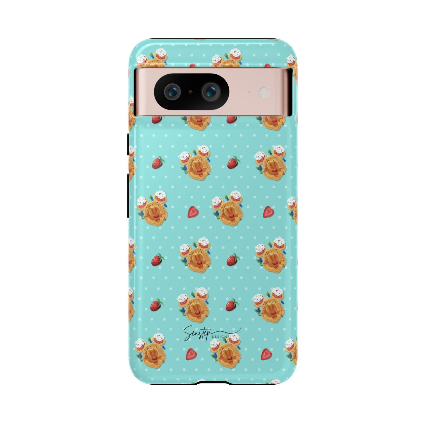 Waffle Mouse Face Tough Phone Cover