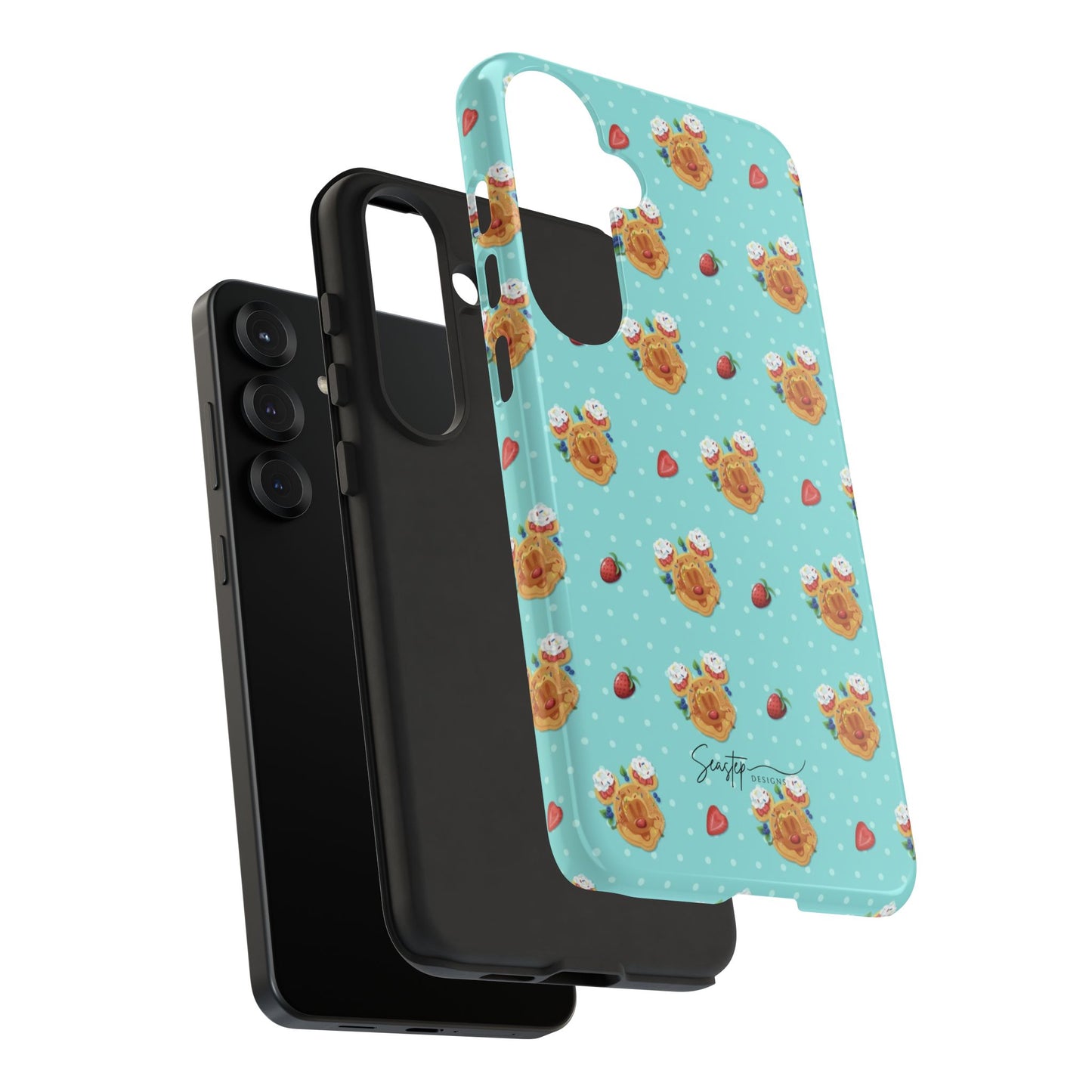 Waffle Mouse Face Tough Phone Cover