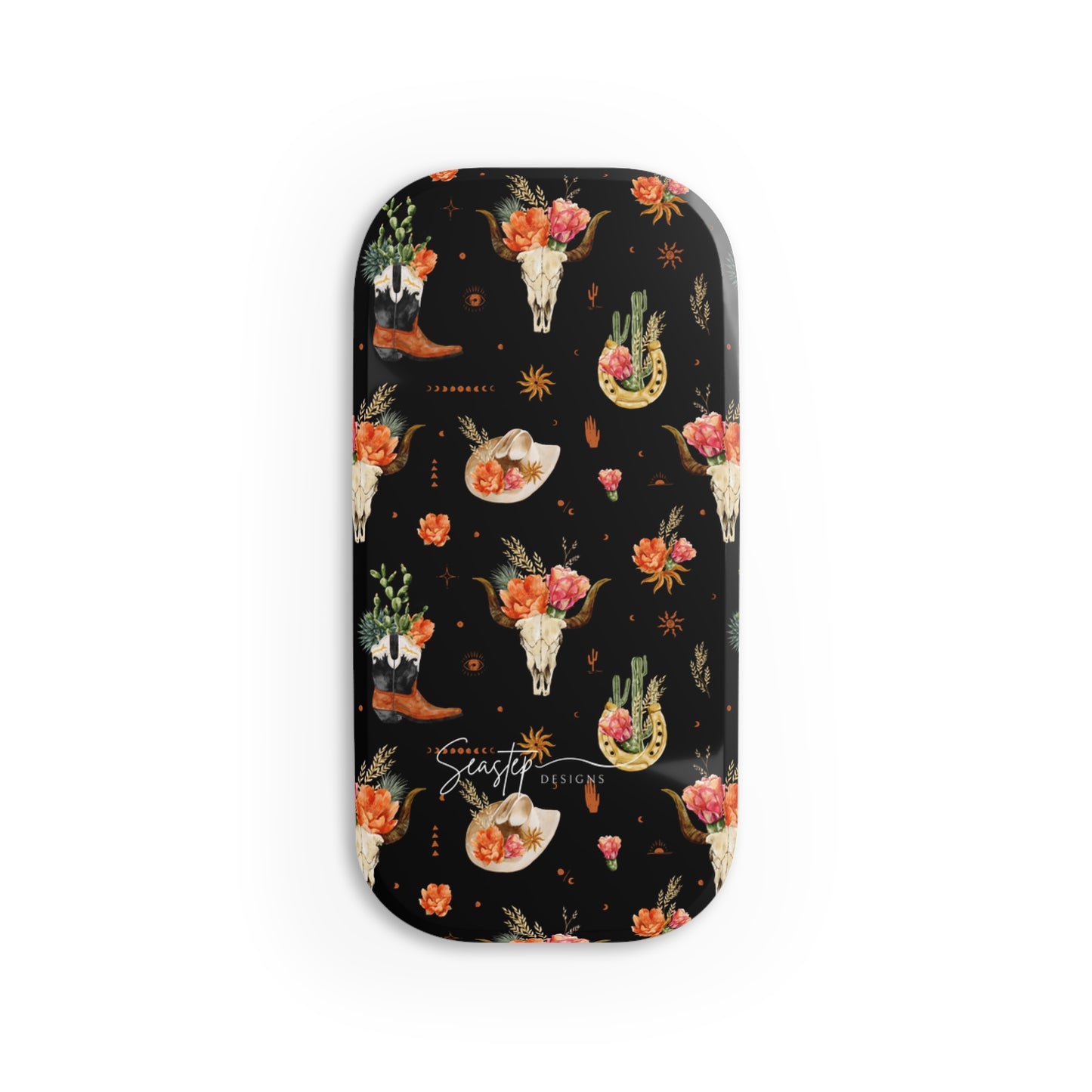 Western Floral Phone Grip Stand