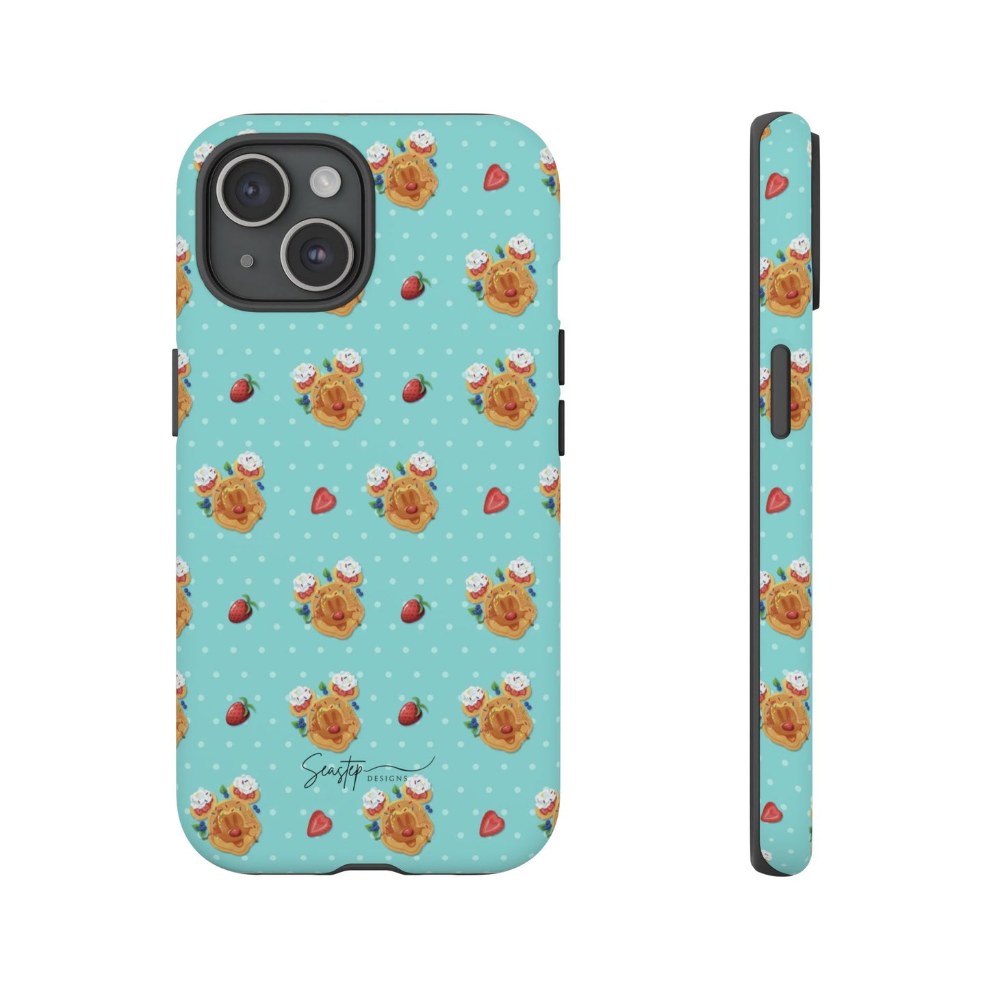 Waffle Mouse Face Tough Phone Cover