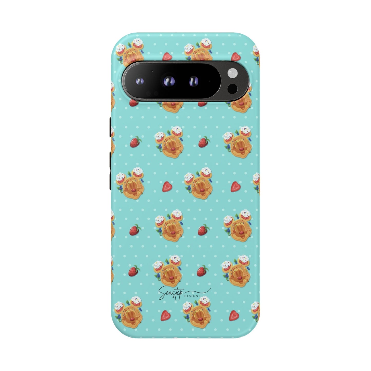 Waffle Mouse Face Tough Phone Cover
