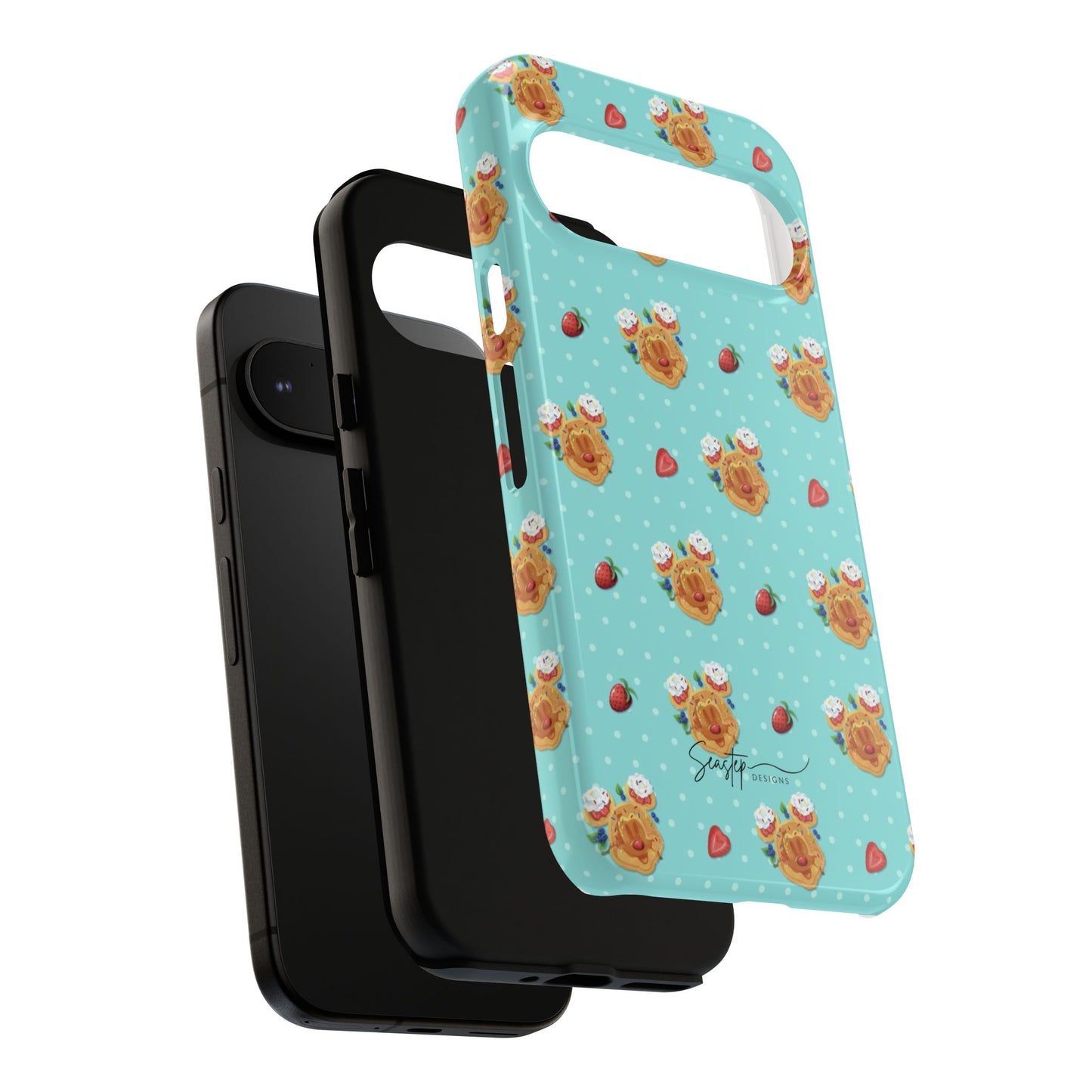 Waffle Mouse Face Tough Phone Cover
