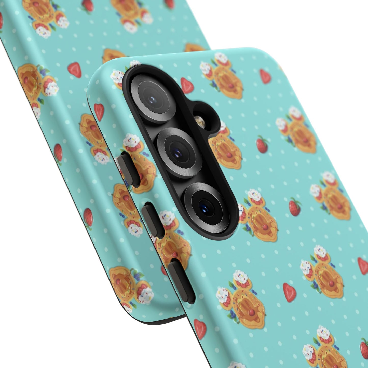 Waffle Mouse Face Tough Phone Cover