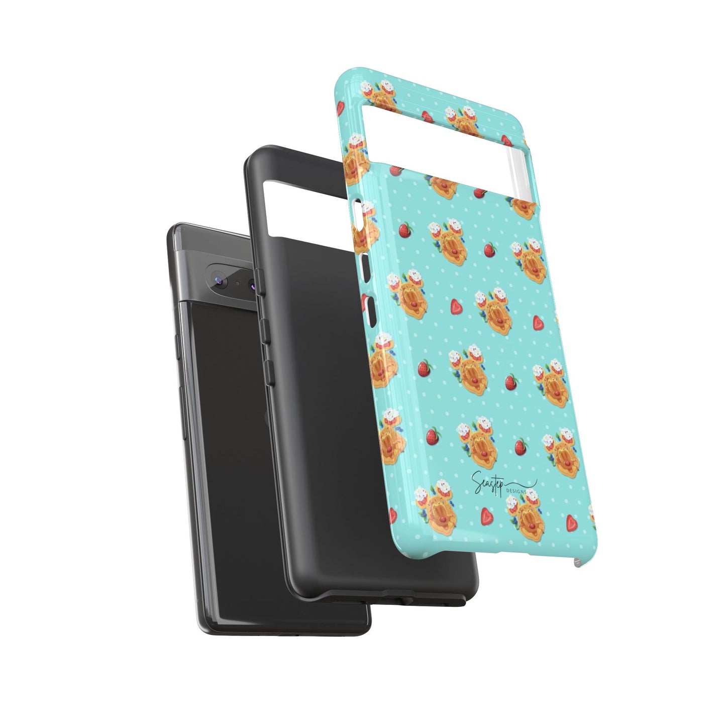 Waffle Mouse Face Tough Phone Cover