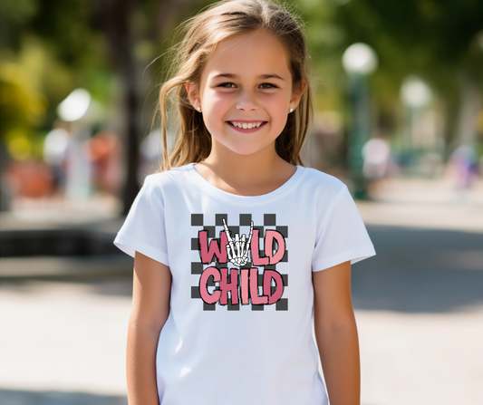 Pink Wild Child Youth T-Shirt