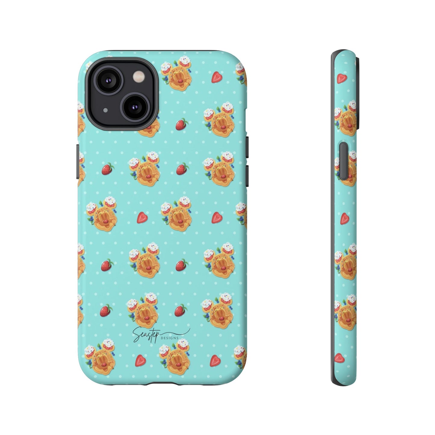 Waffle Mouse Face Tough Phone Cover