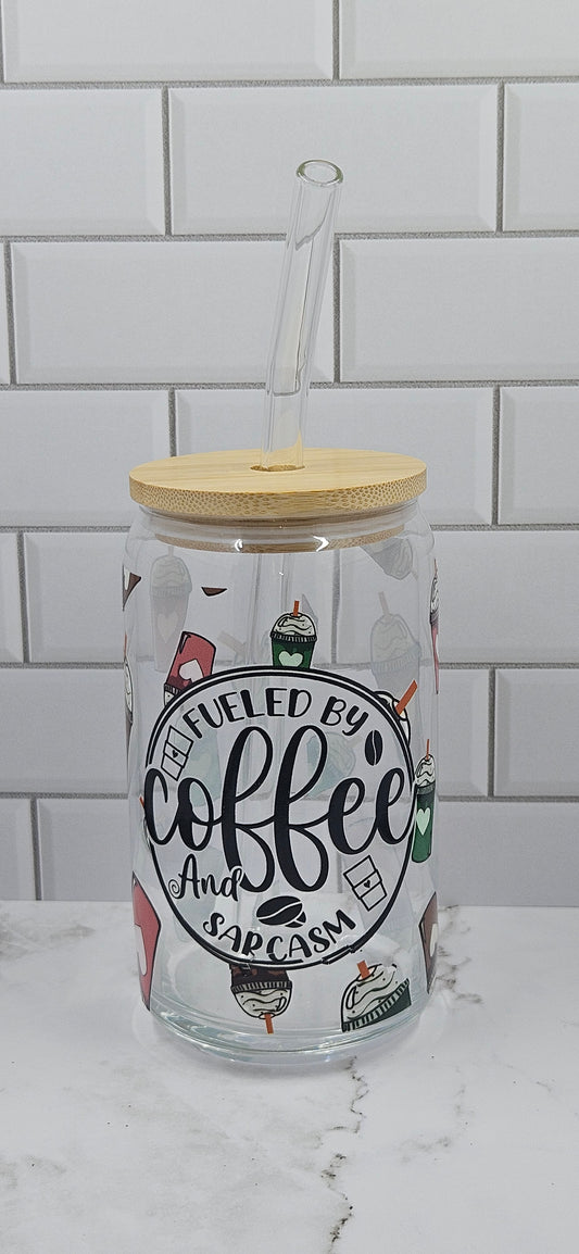 Fueled by Coffee & Sarcasm Cup