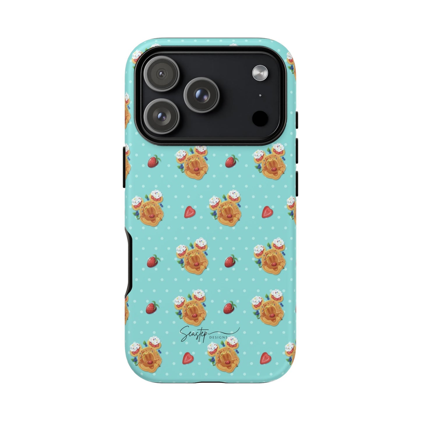 Waffle Mouse Face Tough Phone Cover