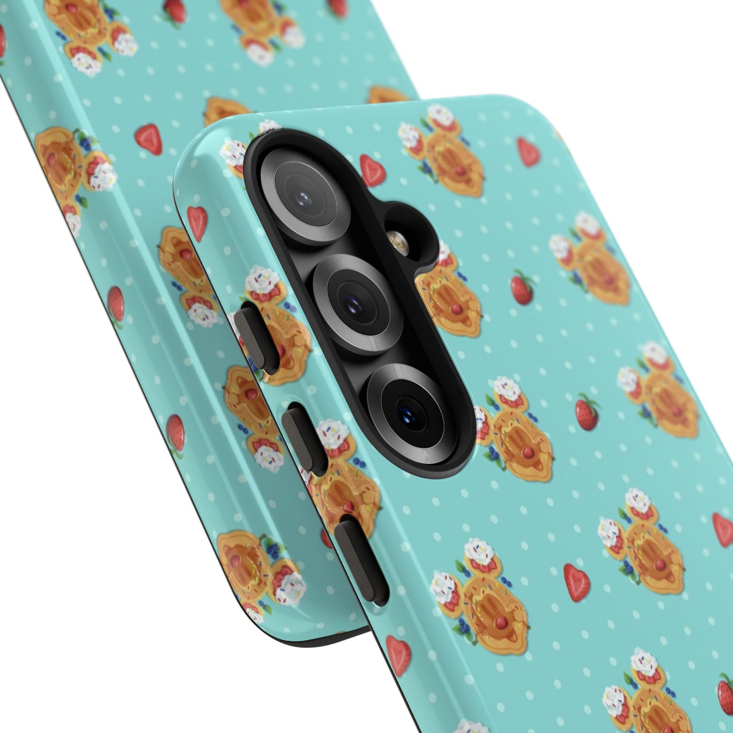 Waffle Mouse Face Tough Phone Cover