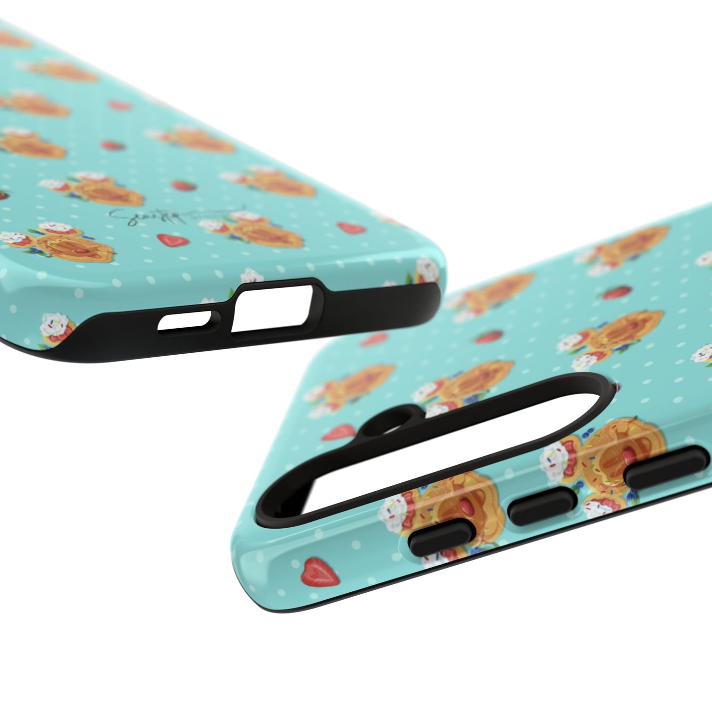 Waffle Mouse Face Tough Phone Cover