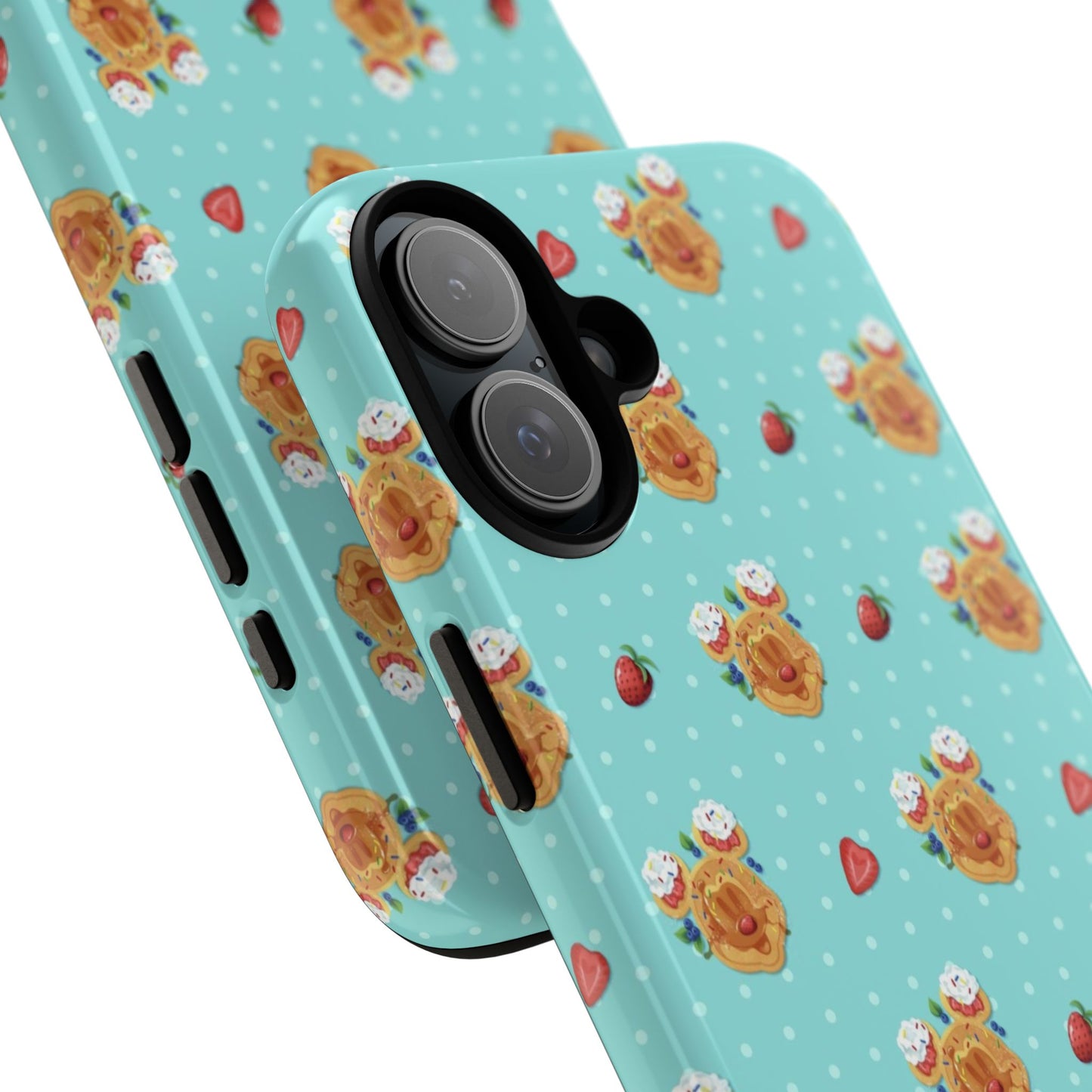 Waffle Mouse Face Tough Phone Cover