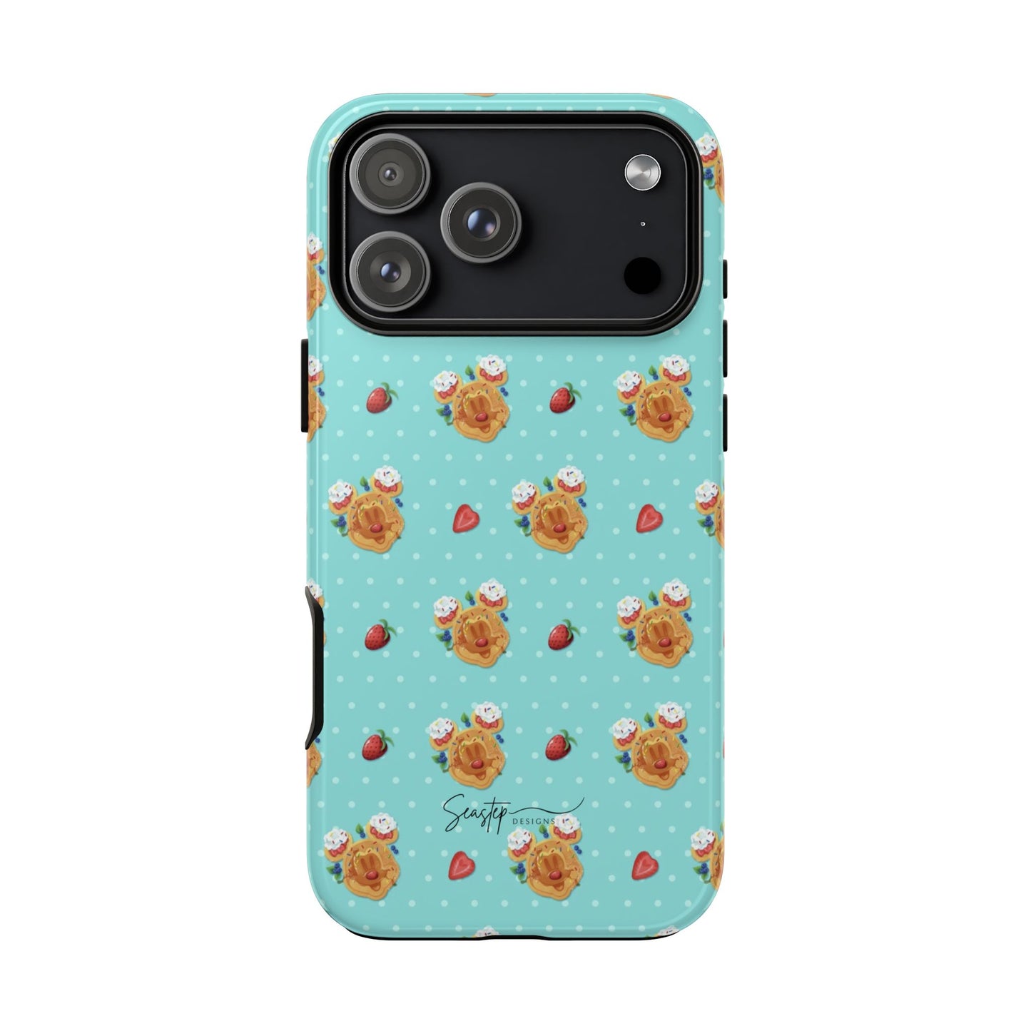 Waffle Mouse Face Tough Phone Cover