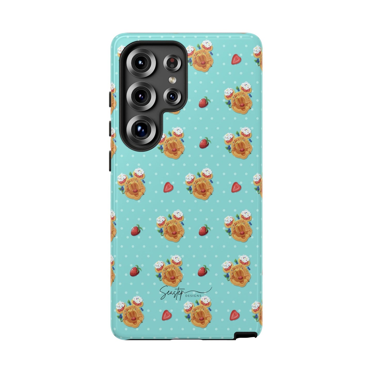 Waffle Mouse Face Tough Phone Cover