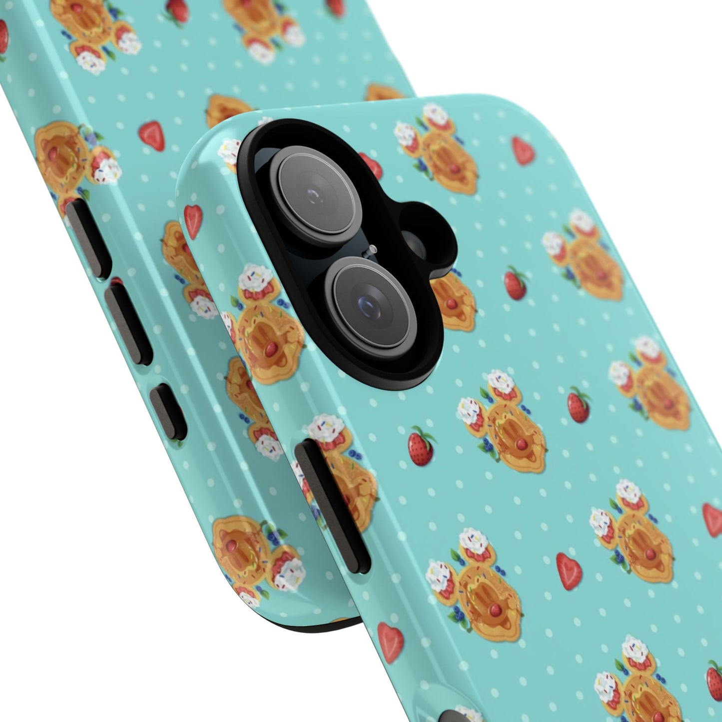 Waffle Mouse Face Tough Phone Cover