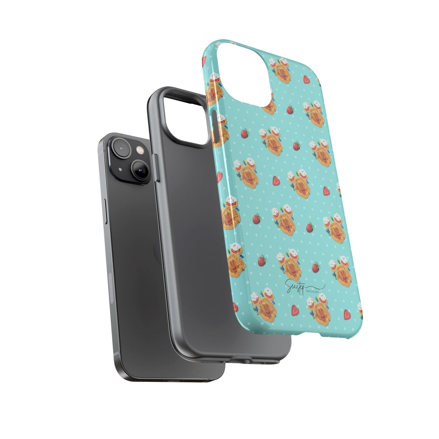 Waffle Mouse Face Tough Phone Cover