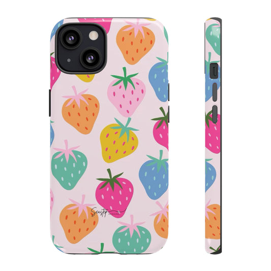Sherbert Strawberry Patch Tough Phone Case