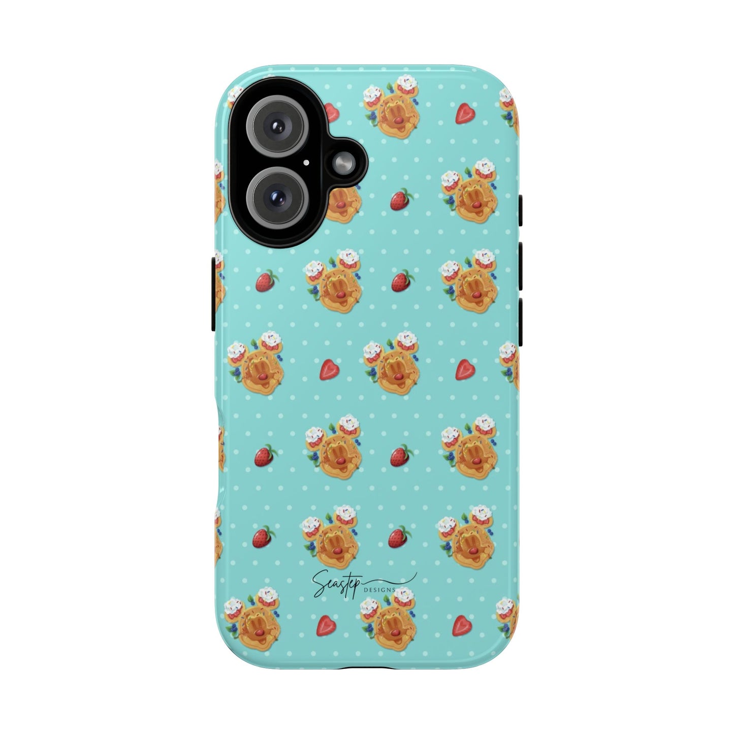 Waffle Mouse Face Tough Phone Cover