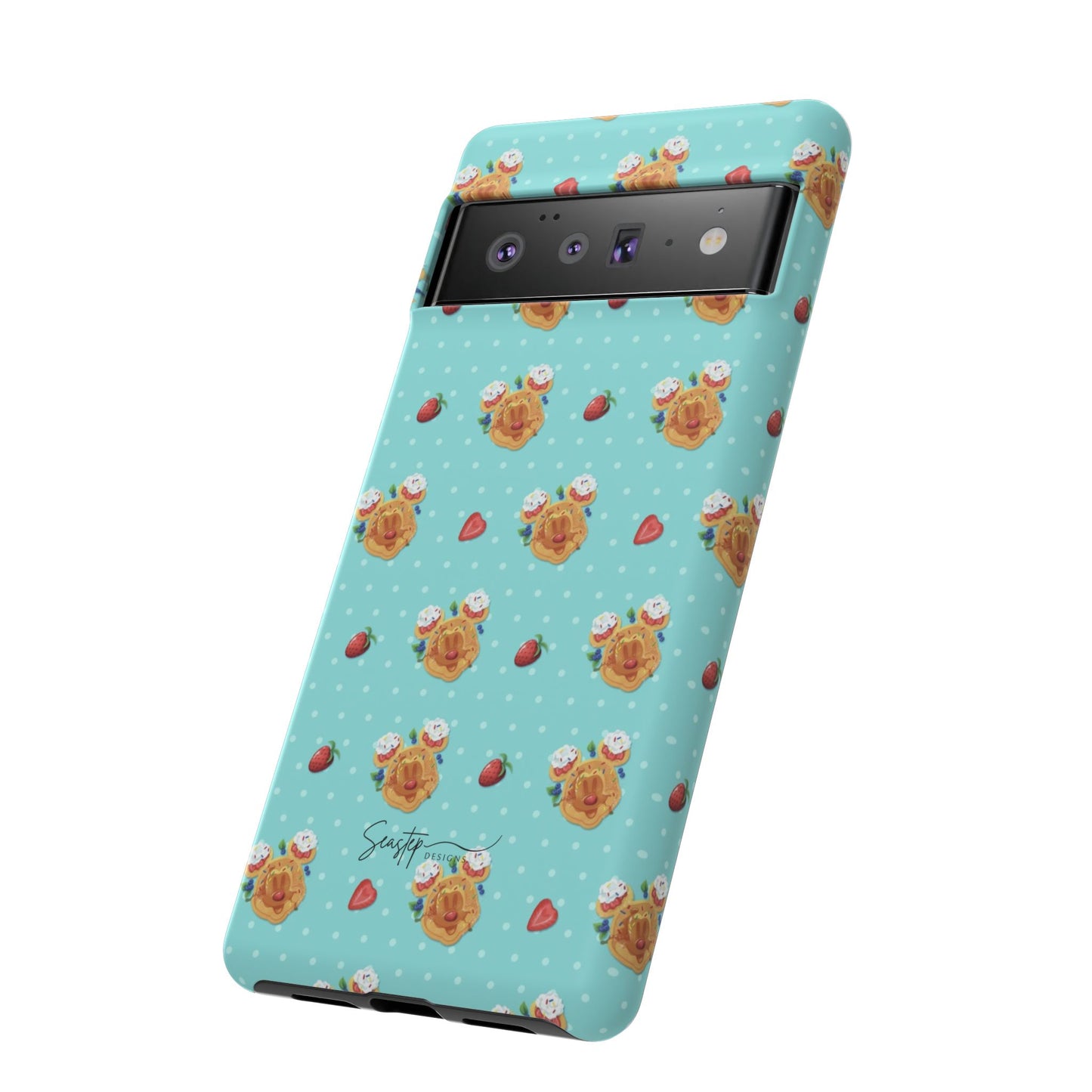 Waffle Mouse Face Tough Phone Cover