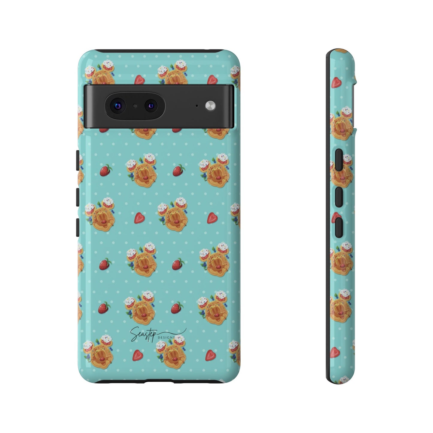 Waffle Mouse Face Tough Phone Cover