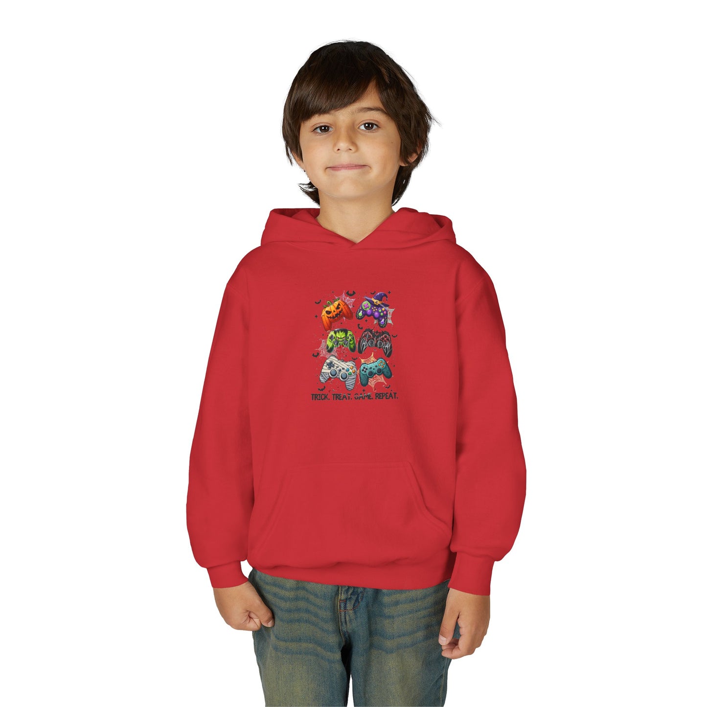Trick. Treat. Game. Repeat Youth Hoodie