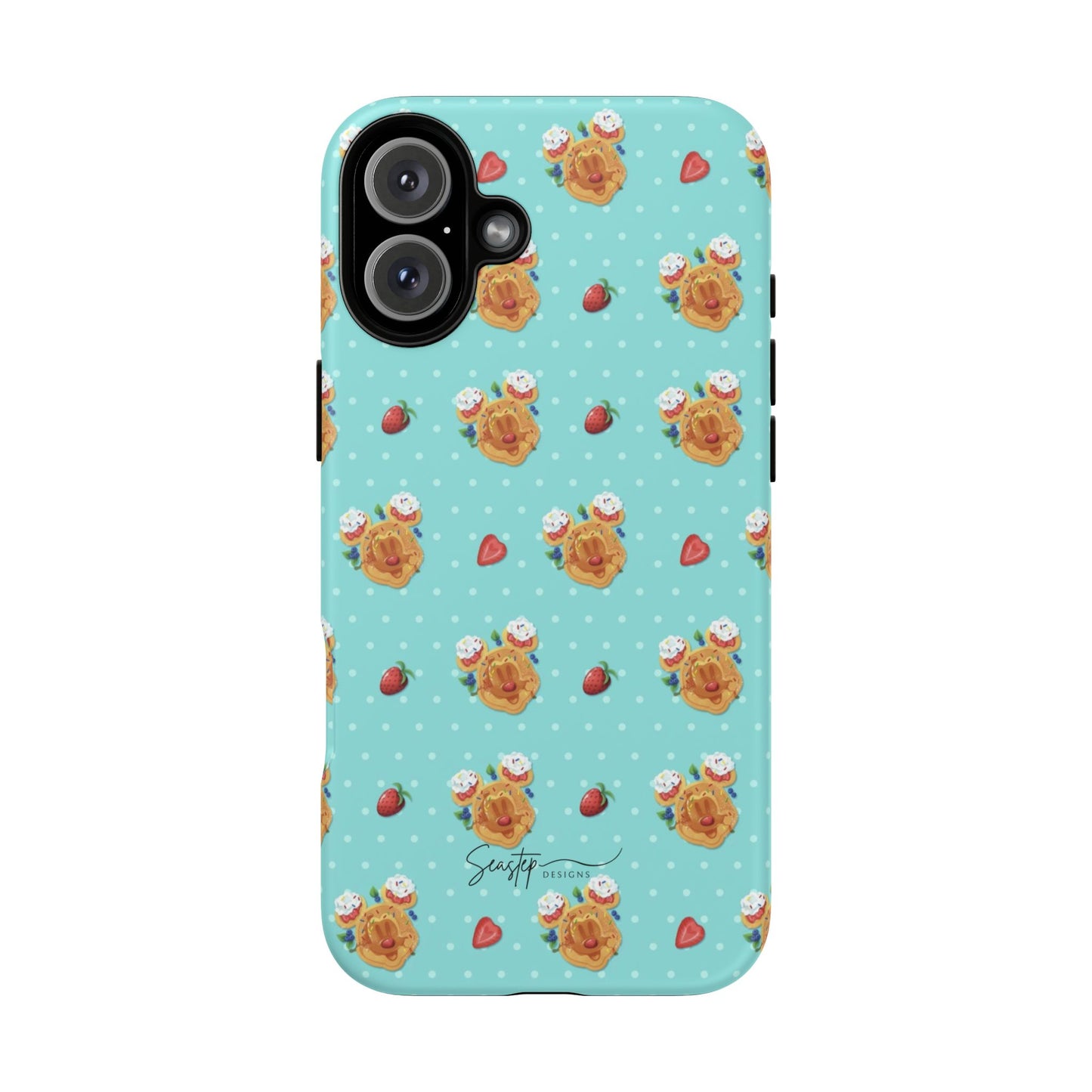 Waffle Mouse Face Tough Phone Cover