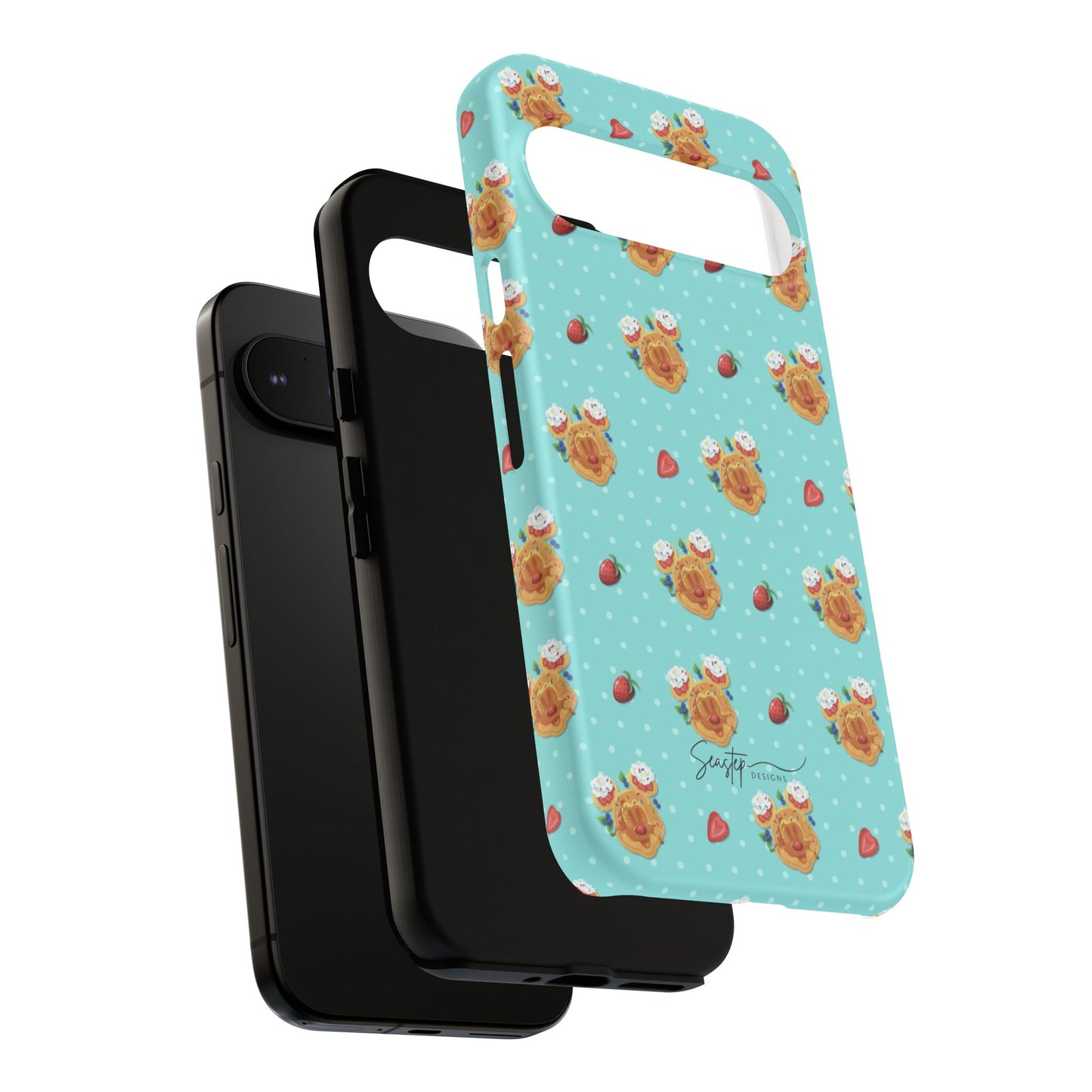 Waffle Mouse Face Tough Phone Cover